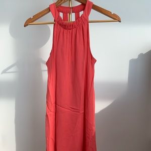 French Connection Pink Midi Round neck Dress